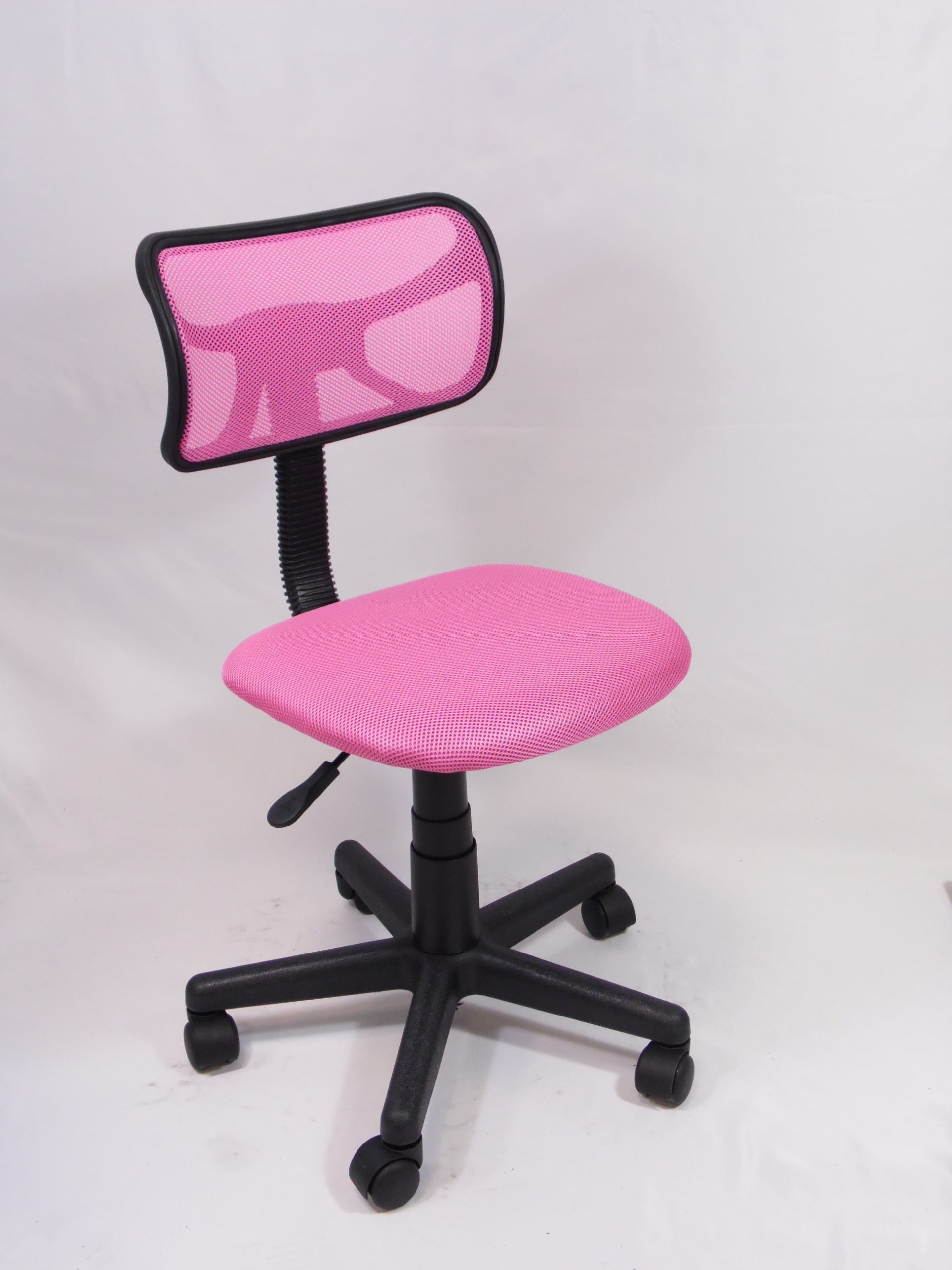sedie per pc dimensioni: h max 83cm x d 55cm, h sedile 45cm x d sedile 44cm; Materiale: plastica e tessuto color rosa